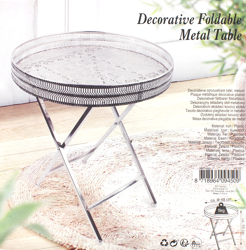 Electroplating craft tea table -TP-109