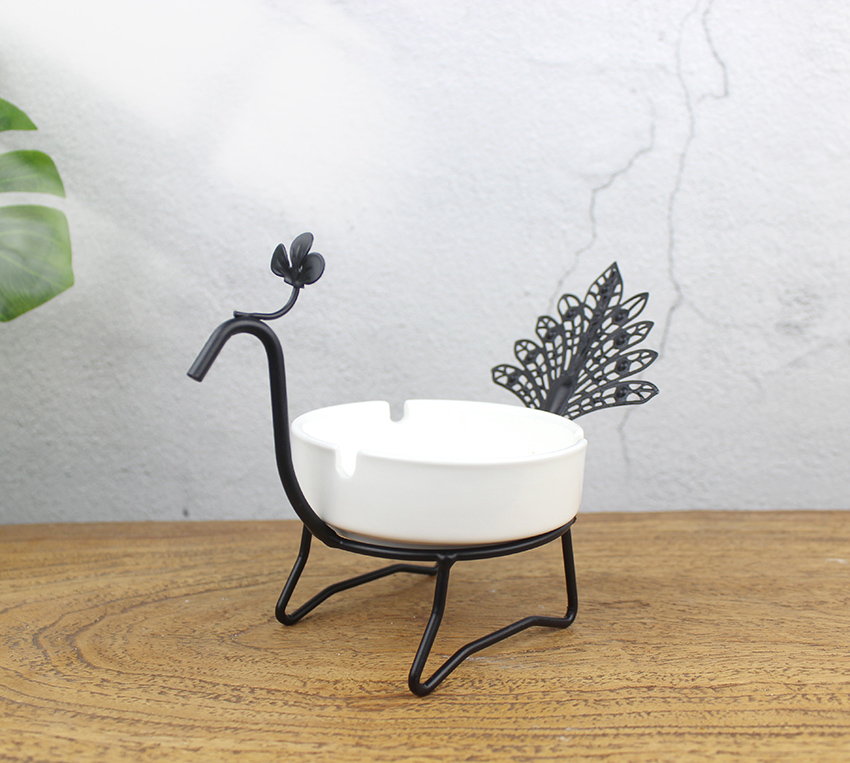 Iron ceramic ashtray-YHG-001