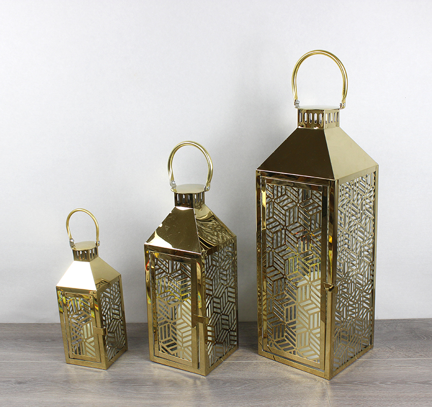 Stainless stell Candle Lantern -KD8901